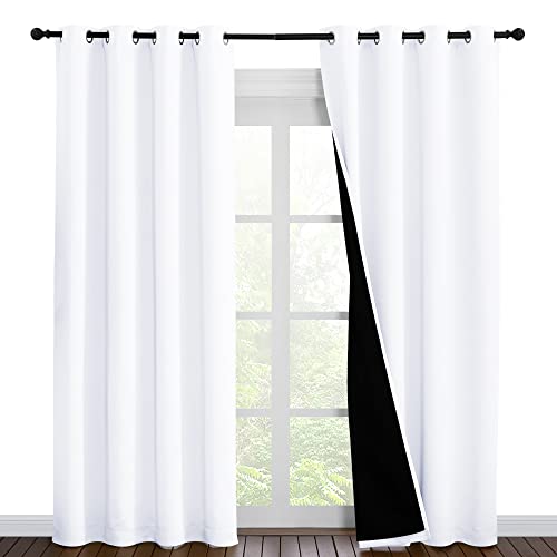 NICETOWN 100% Blackout (White, 86")