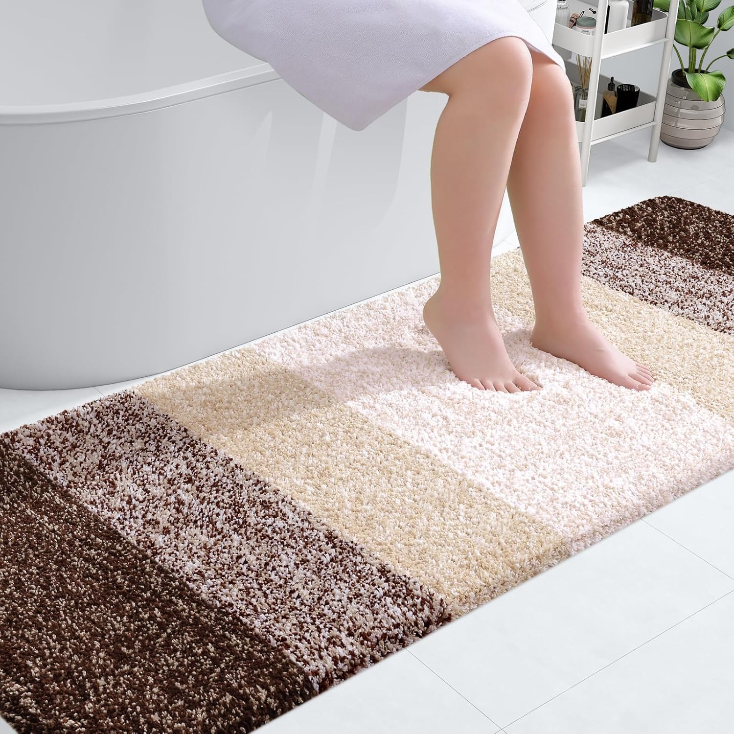 OLANLY Bathroom Runner Rugs 70x24