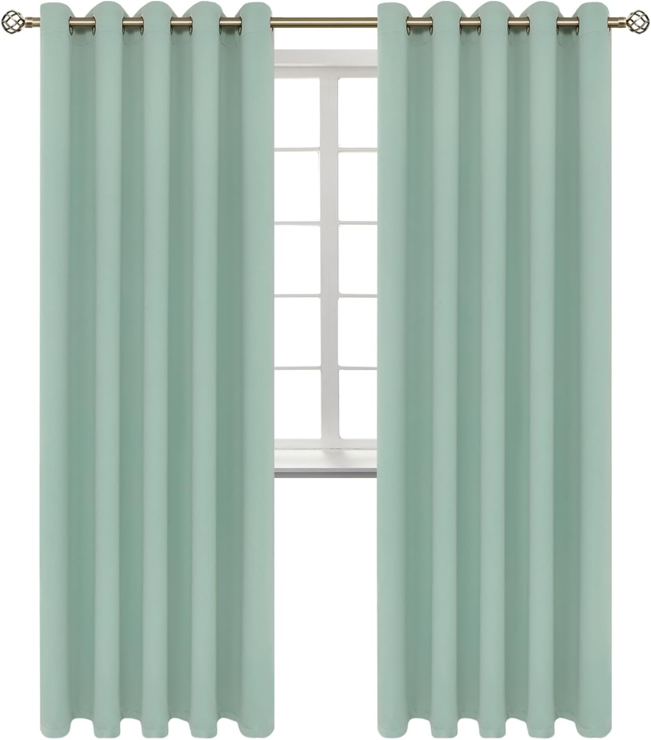 BGment Blackout Curtains (Frosty Green)