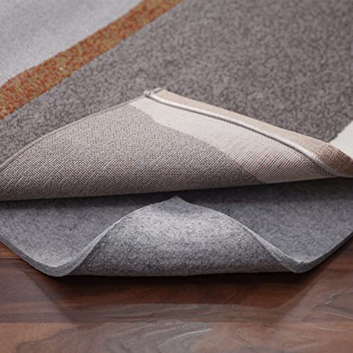 Non Slip Rug Pad Gripper - 5x7 Feet 1/4 Extra Thick Felt Under Rug for Area Rugs and Hardwood Floors,Super Cushioned Non Skid Carpet Padding