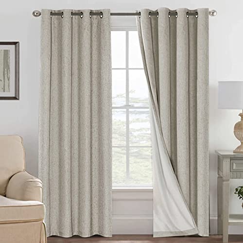 H.VERSAILTEX Linen 100% Blackout (Stone)