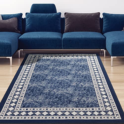 Antep Rugs 8x10 (Navy Blue)