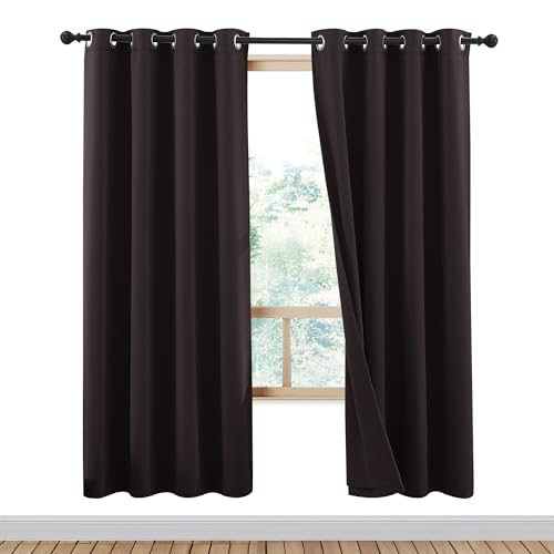 NICETOWN 100% Blackout Window Curtain Panels