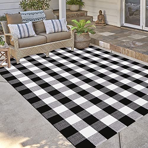 Buffalo Plaid Outdoor Rug (Bottalive)