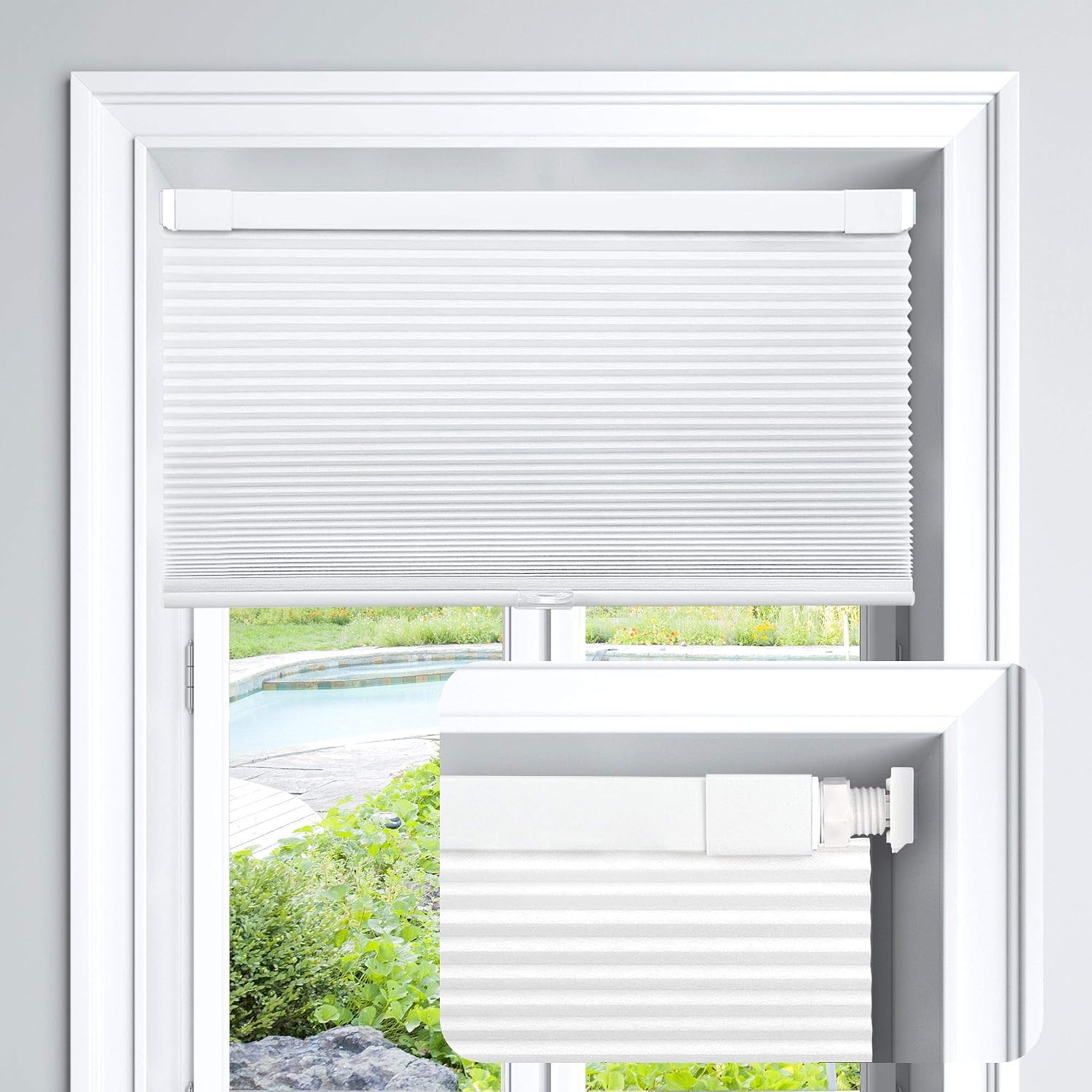 LazBlinds 44" x 64" White