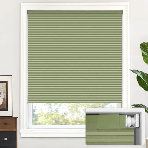 LazBlinds Cordless Cellular Shades (Green) 43" x 64"