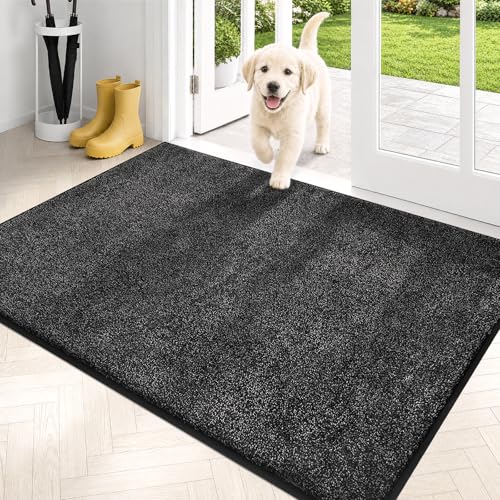 PURRUGS Dirt Trapping Door Mat (Charcoal)