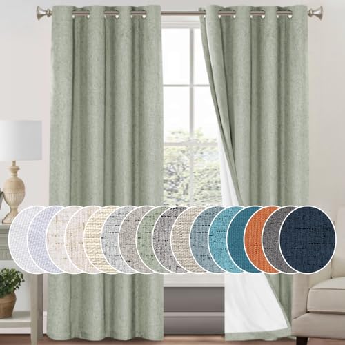 PrinceDeco 100% Blackout Curtains