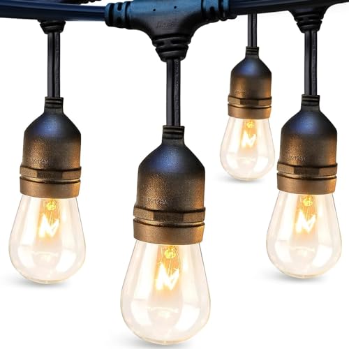 addlon 96FT(48FT*2) Outdoor String Lights