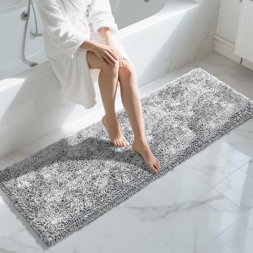 Yimobra Chenille Runner (Light Grey)
