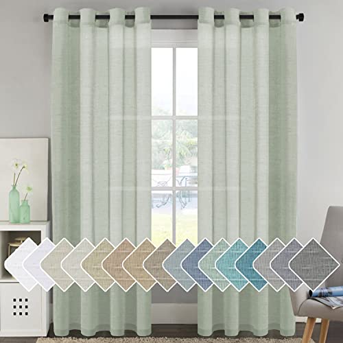 H.VERSAILTEX Linen Curtains (96")