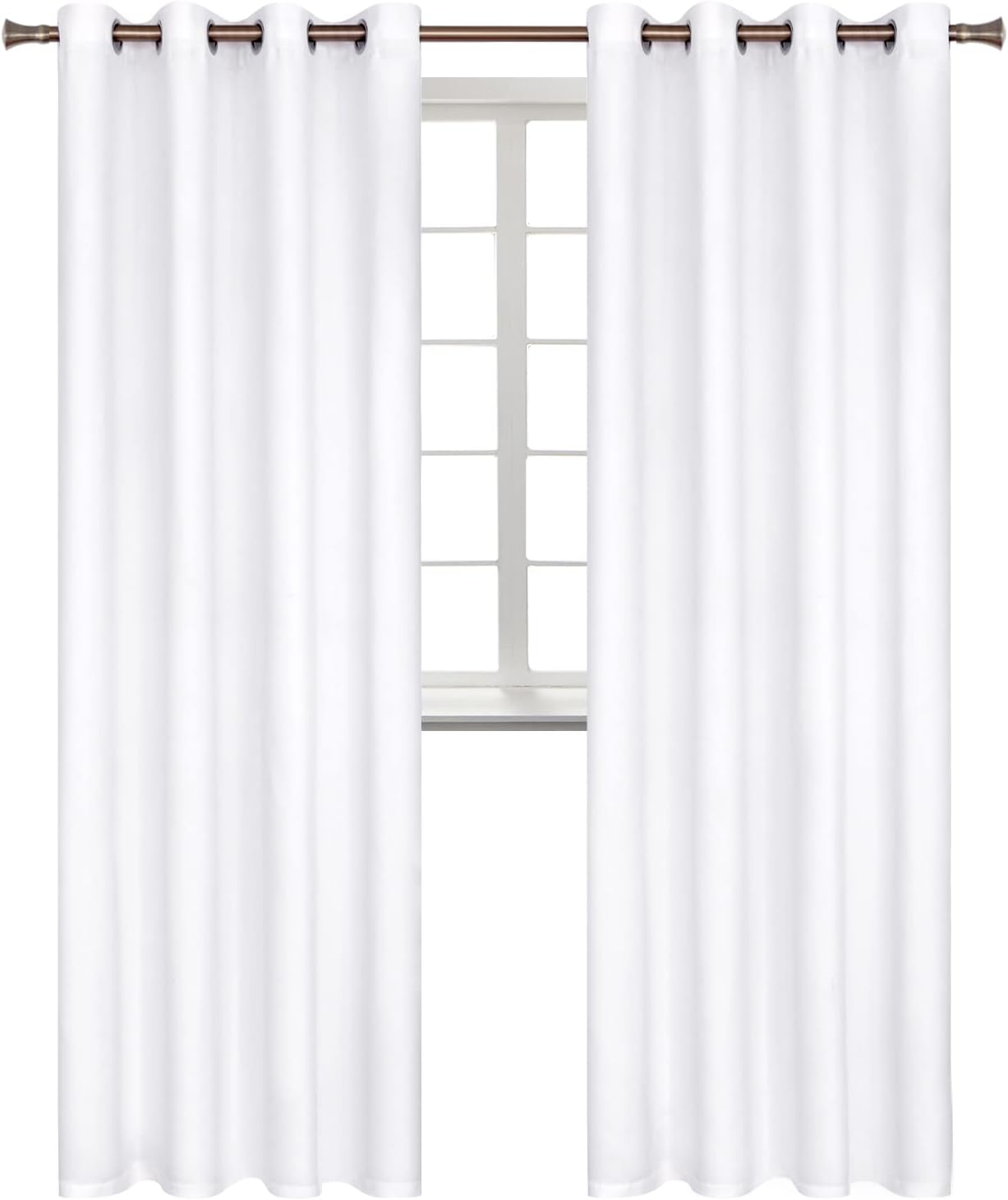 BGment Blackout Curtains (Pure White)