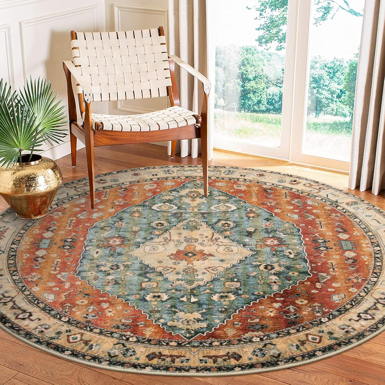 Lahome Boho Tribal Round 6ft