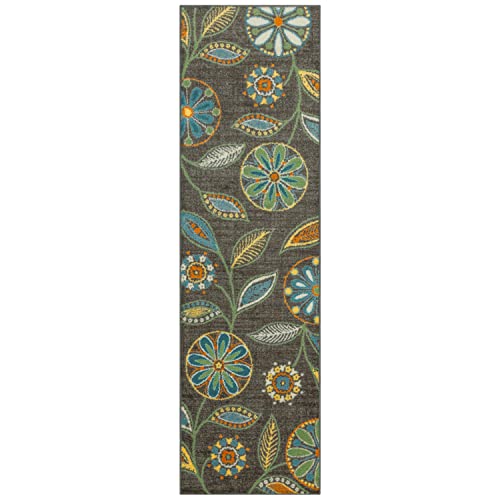 Maples Rugs Reggie Floral Runner (2' x 7')
