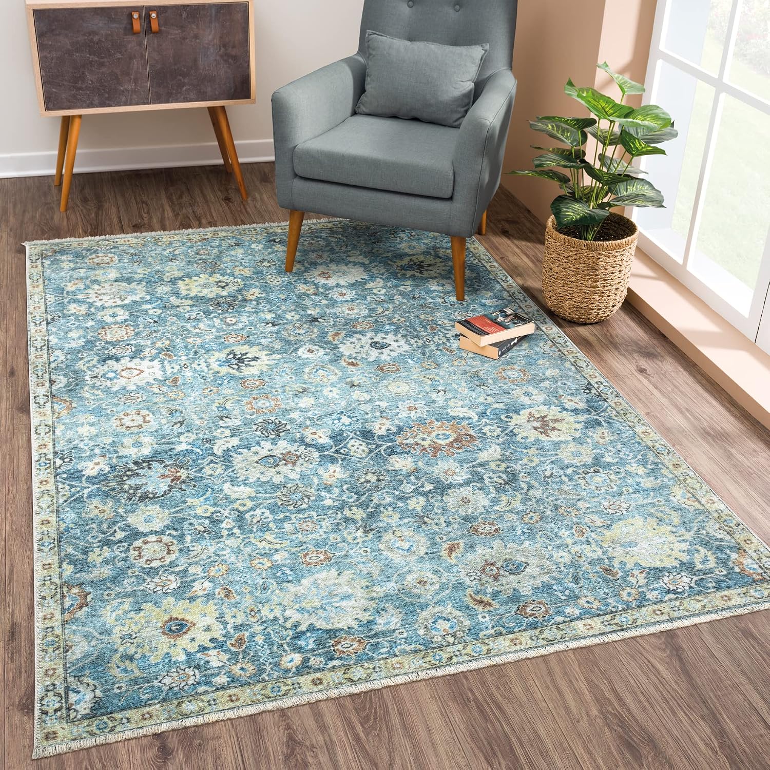 Bloom Rugs Caria Washable Non-Slip 6x9