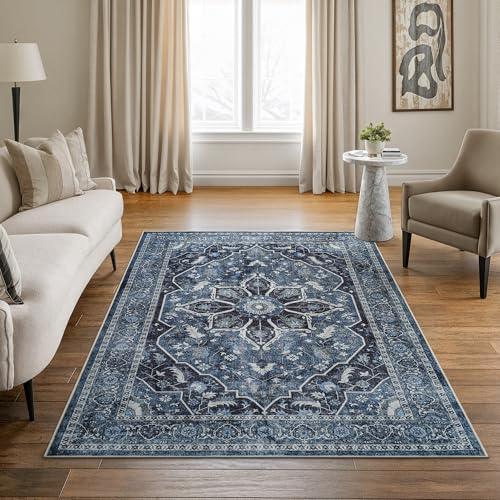 Bloom Rugs Caria Washable Non-Slip 4x6 Rug