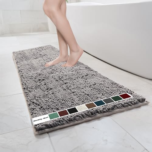 Muddy Mat Chenille Runner (Grey)