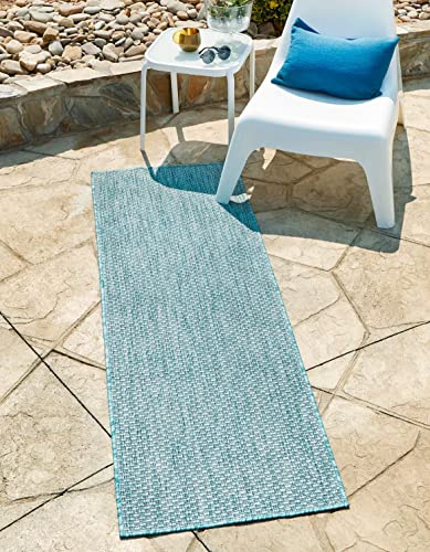 Unique Loom Flatweave (Aquamarine)