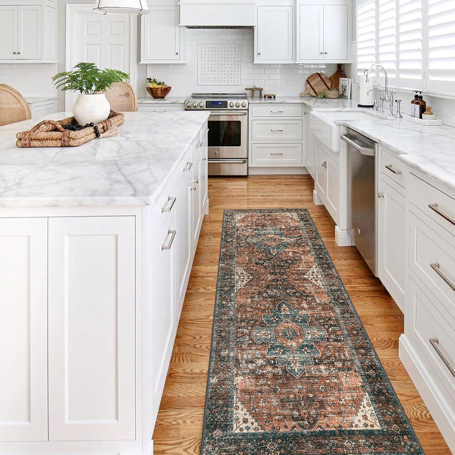 Moynesa Ultra-Thin Washable Runner Rug
