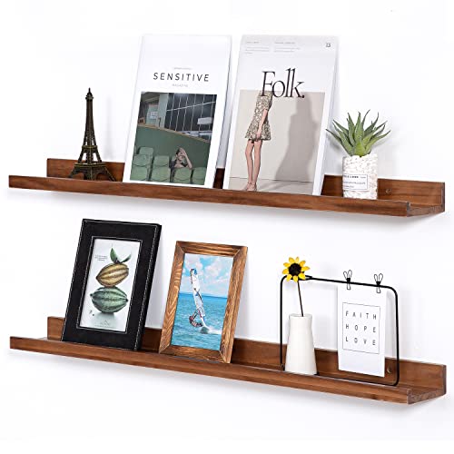 AZSKY Light Walnut Shelves