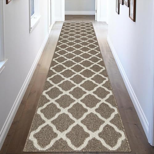 SHACOS Runner Rug 2x10 ft (Brown)
