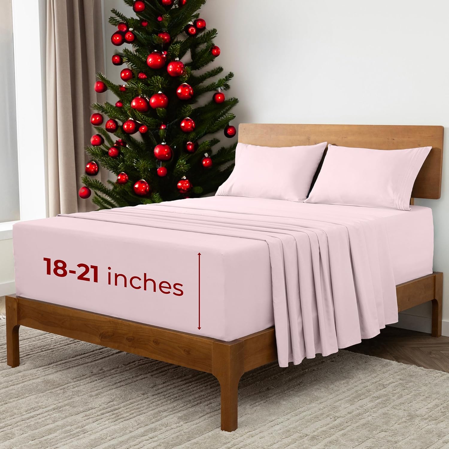 Mellanni Extra Deep King Sheets