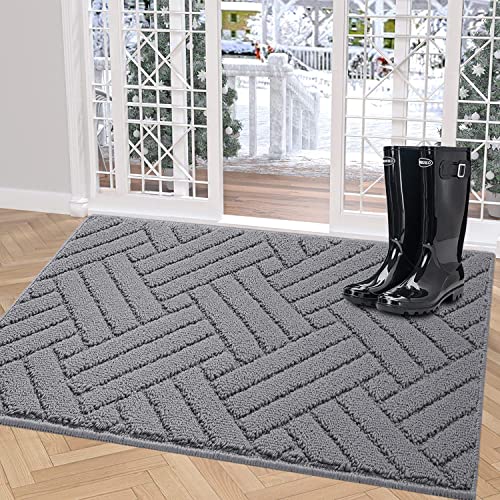 Door Mat Indoor Doormat, Entryway Rug Door Mats Non-Slip Rubber Backing, Heavy Duty Low-Profile Entrance Rugs, Absorbent Resist Dirt Doormats Floor Door mat for Entryway,36"x59"