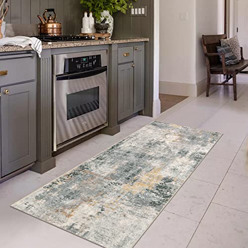 Lahome Modern Abstract Runner Rug