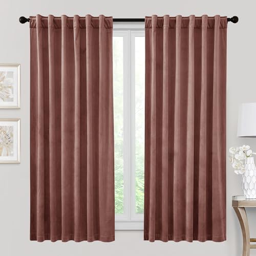 RYB HOME Heavy Duty Velvet Curtains