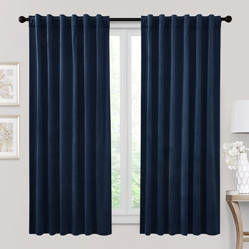 RYB HOME Heavy Duty Velvet (Navy Blue)