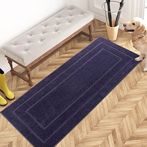 PURRUGS Dirt Trapping Door Mat (Navy Blue)