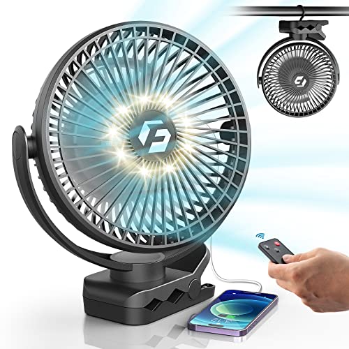 Korbot 8-inch Clip-on Fan - 12000mAh
