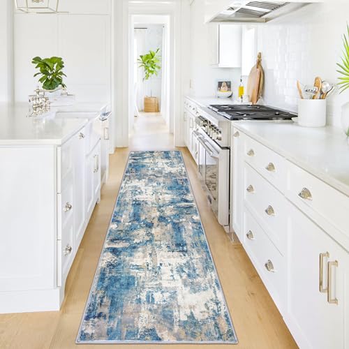 KOZYFLY Modern Abstract Rug Runner