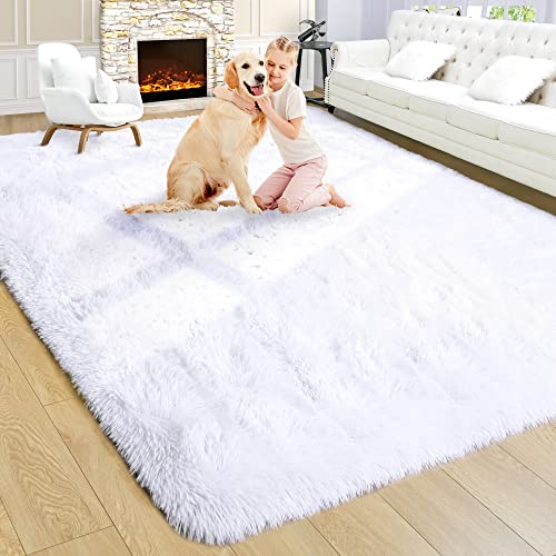 Noahas Large Fluffy 8x10 Area Rug