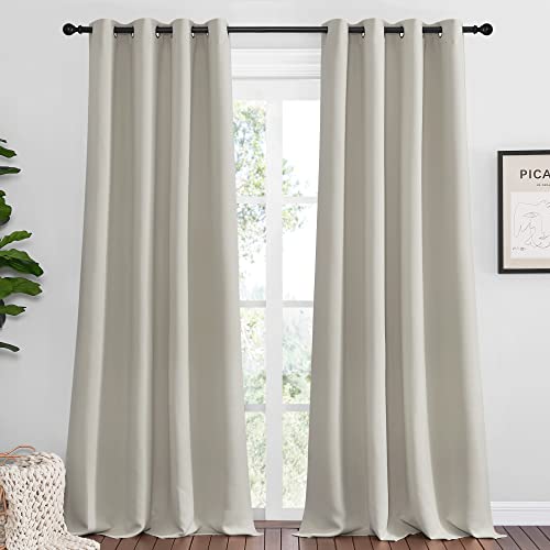 NICETOWN Natural Room Darkening 90"