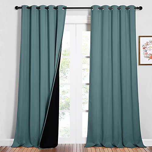 NICETOWN Full Shading Cold Blocking Curtains (62x95)