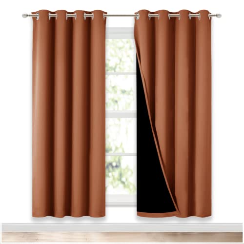 NICETOWN 100% Blackout Window Curtain Panels