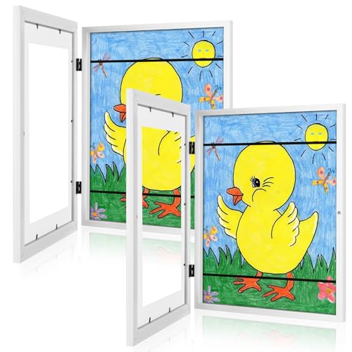[2-Pack] Kids Art Frames, 10x12.5 Front Opening (GULETHUN)