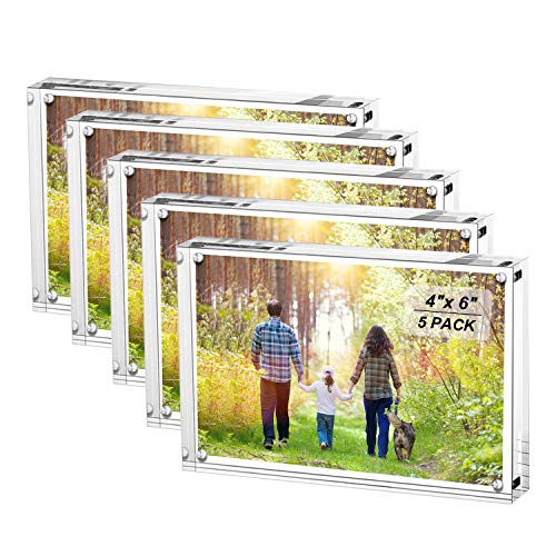 Boxalls 4x6 Acrylic Frames (5 Pack)