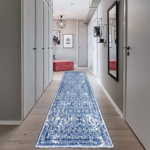 Vaukki Hallway Runner Rug 2'6'' X 8' (Blue)