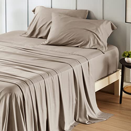 Bedsure California King Sheet Set (Simply Taupe)