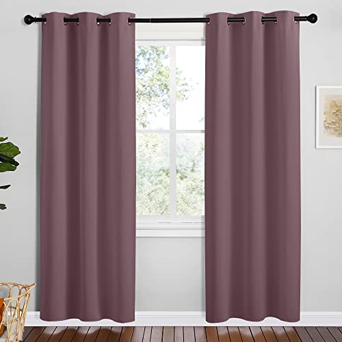 NICETOWN Dry Rose Room Darkening Curtains