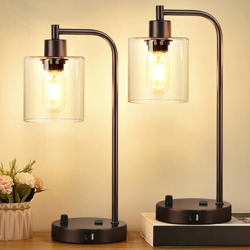 Lynnoland Oil-Rubbed Bronze Table Lamps