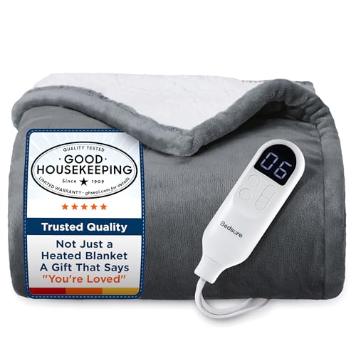 Bedsure Heated Blanket Throw Blanket
