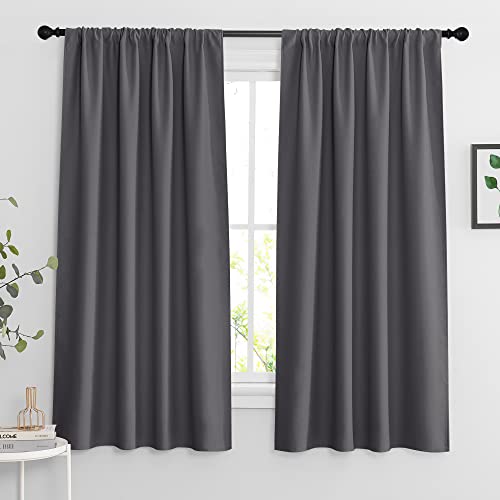 RYB HOME Blackout Curtains 63 inches