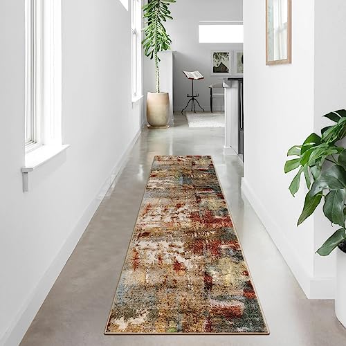 Lahome Washable Runner Rug 2x8 (Red)