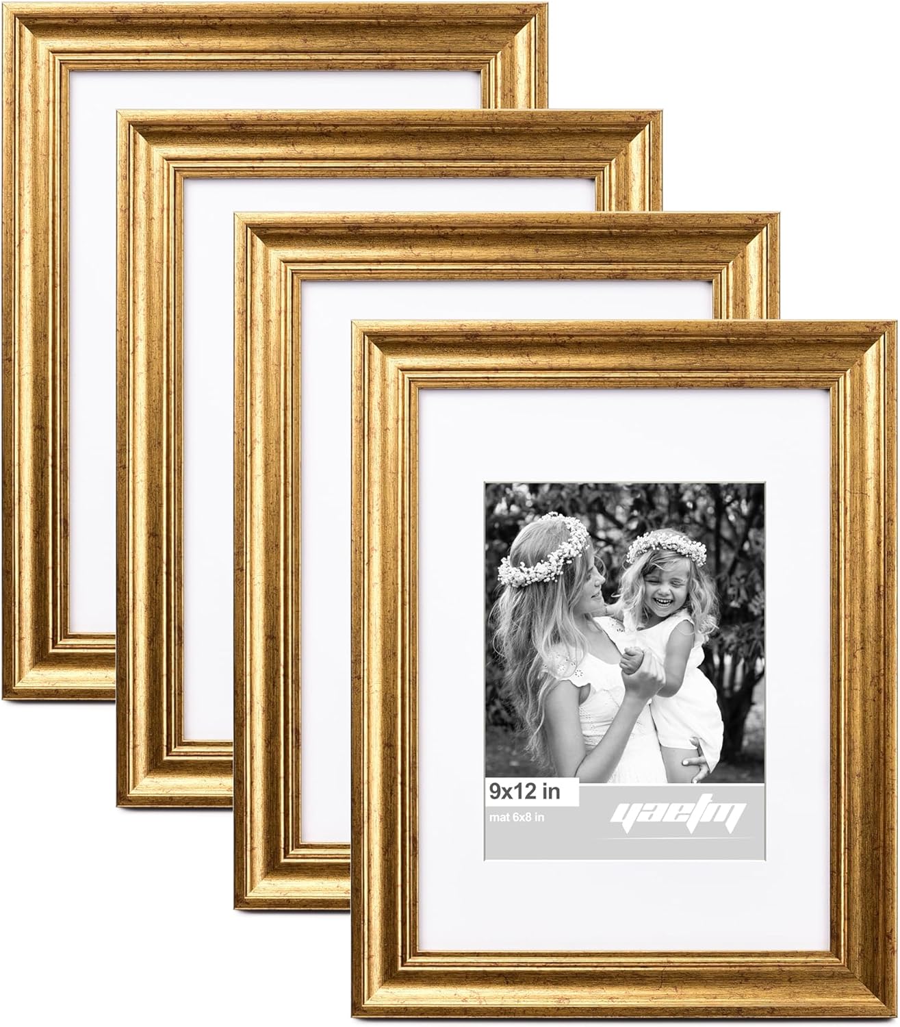 Yaetm Gold 9x12 4-Pack