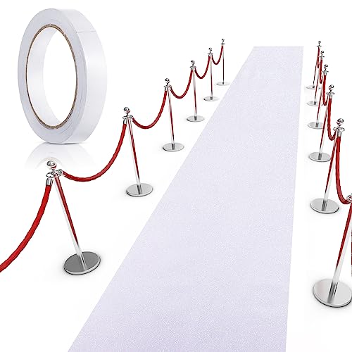 Tatuo Carpet Runner Runway Rug (Glitter White)