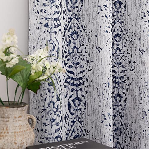 Mrs.Naturall Ikat Ogee Room Darkening Curtains