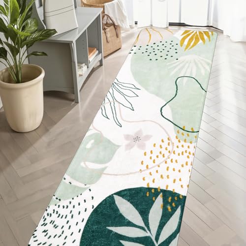 Lahome Green Hallway Runner - 2x7
